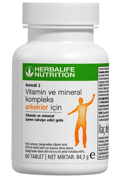 Formül 2 Vitamin Mineral Kompleks Erkekler İçin