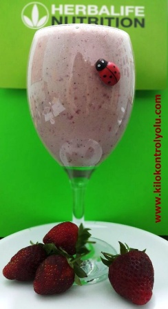  cilekli shake, herbalife