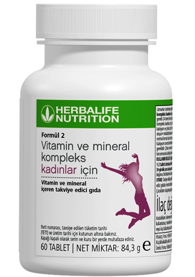 Formül 2 Vitamin Mineral Kompleks Kadınlar İçin