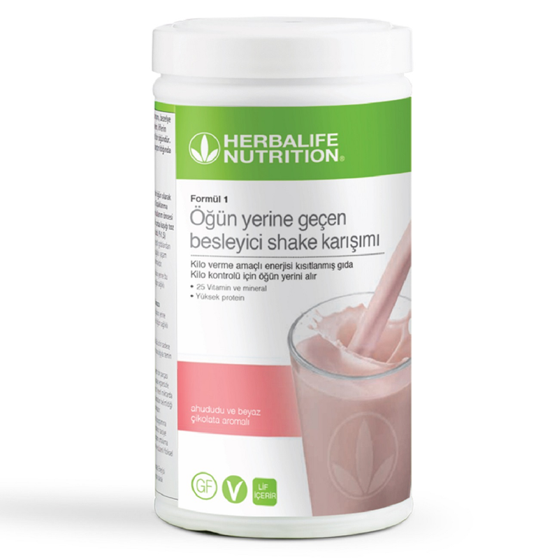 Formül 1 Ahududu ve Beyaz Çikolata Aromalı Shake